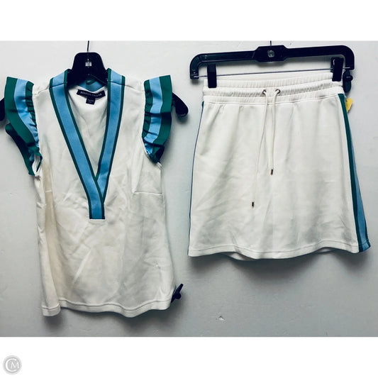 Skirt Set 2pc By Boston Proper In White, Size: Xxs