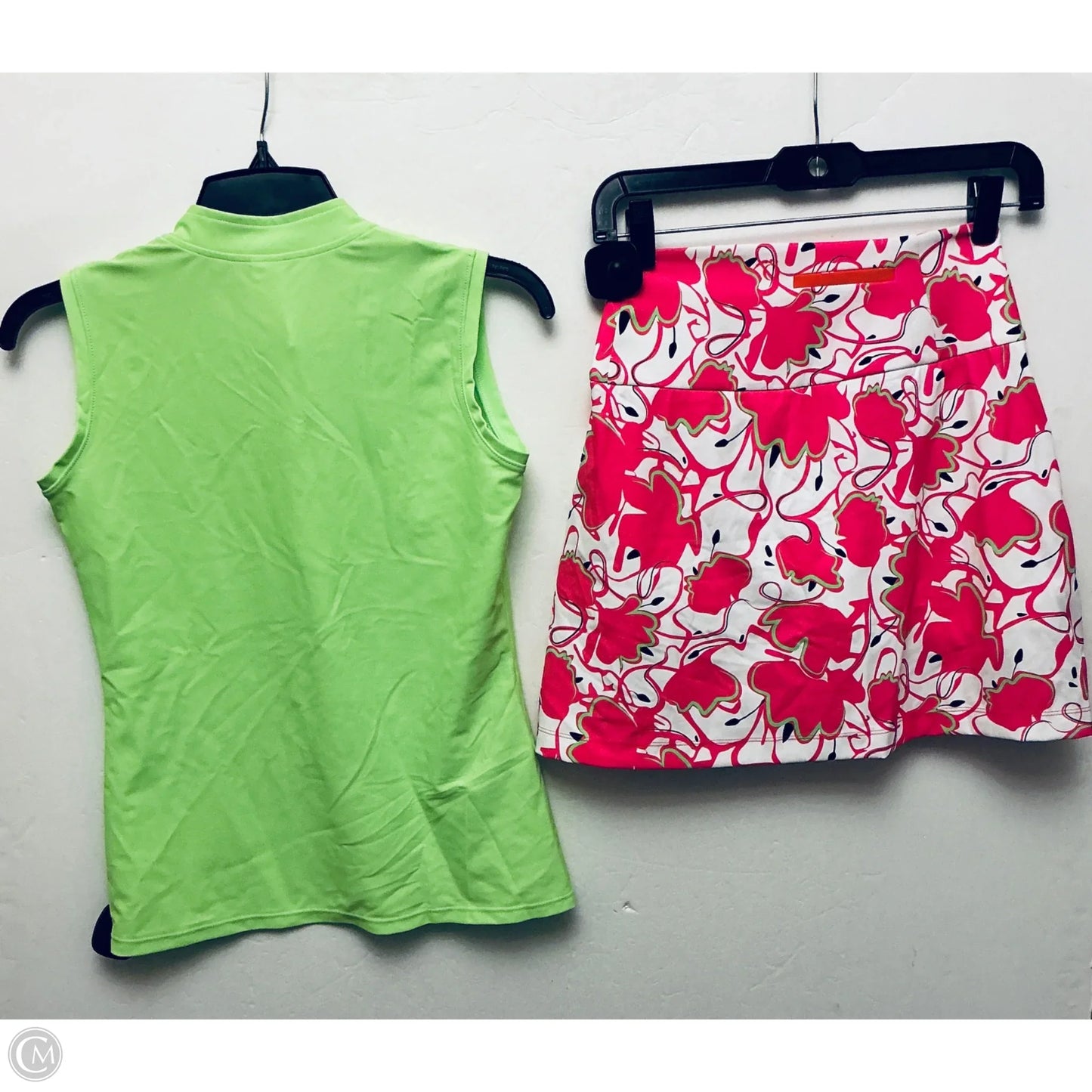 Skirt Set 2pc By Clothes Mentor In Green, Size: Xs