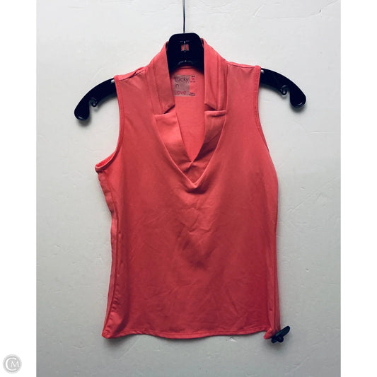 Top Sleeveless By Lucky In Love In Pink, Size: Xs