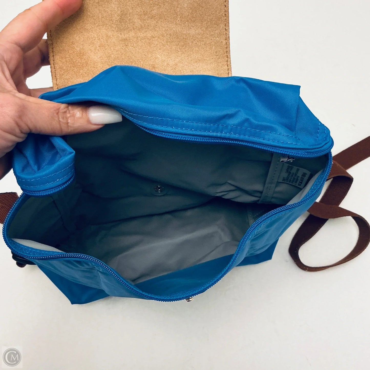 Backpack Designer By Longchamp, Size: Small