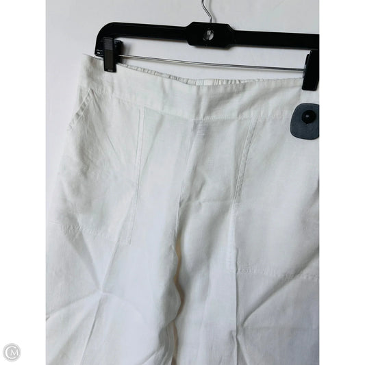 Pants Linen By Flax In White, Size: 6