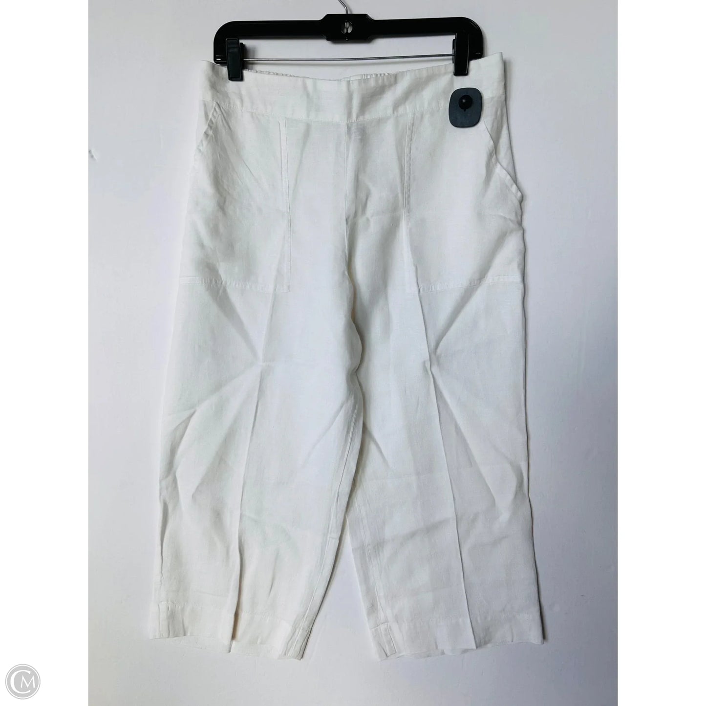 Pants Linen By Flax In White, Size: 6
