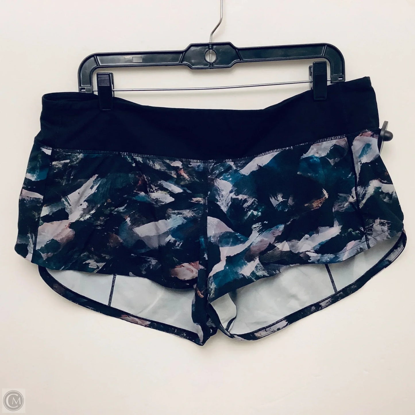 Athletic Shorts By Lululemon In Black, Size: 12