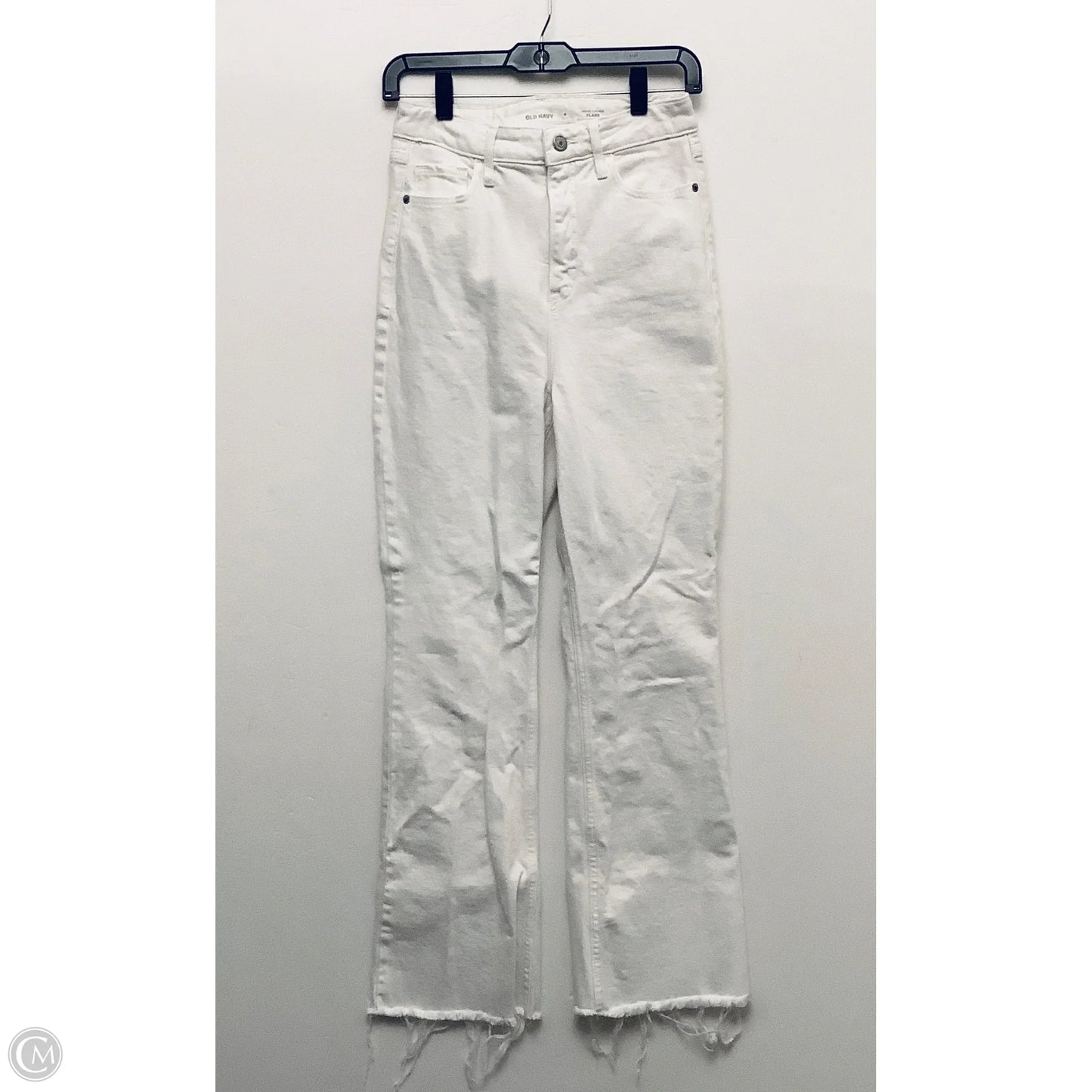 Jeans Boot Cut By Old Navy In White, Size: 4