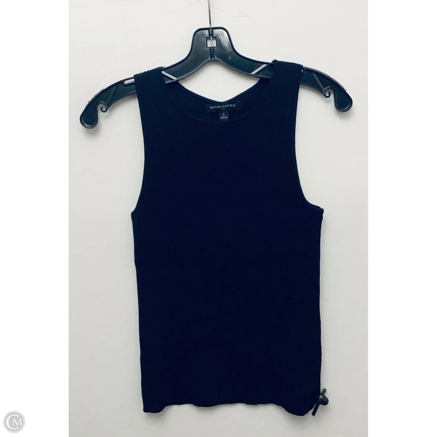 Top Sleeveless By Banana Republic In Black, Size: S