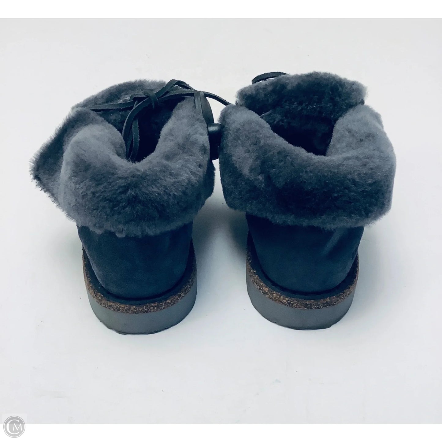 Shoes Flats By Birkenstock In Grey, Size: 7