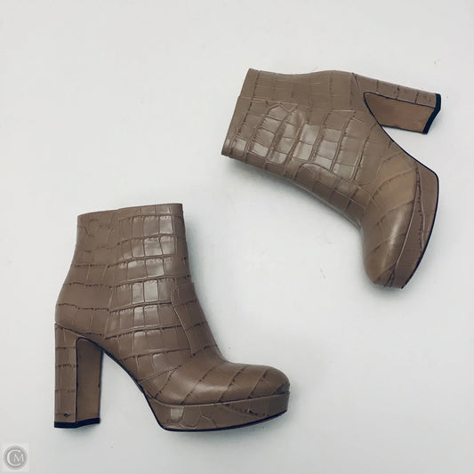 Boots Designer By Kate Spade In Taupe, Size: 6.5