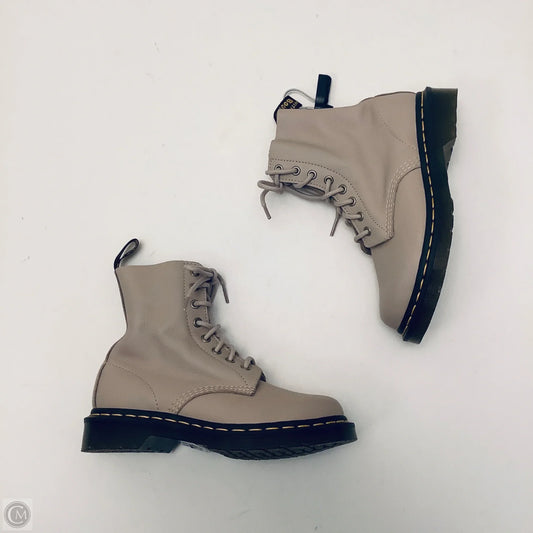 Boots Ankle Flats By Dr Martens In Beige, Size: 6