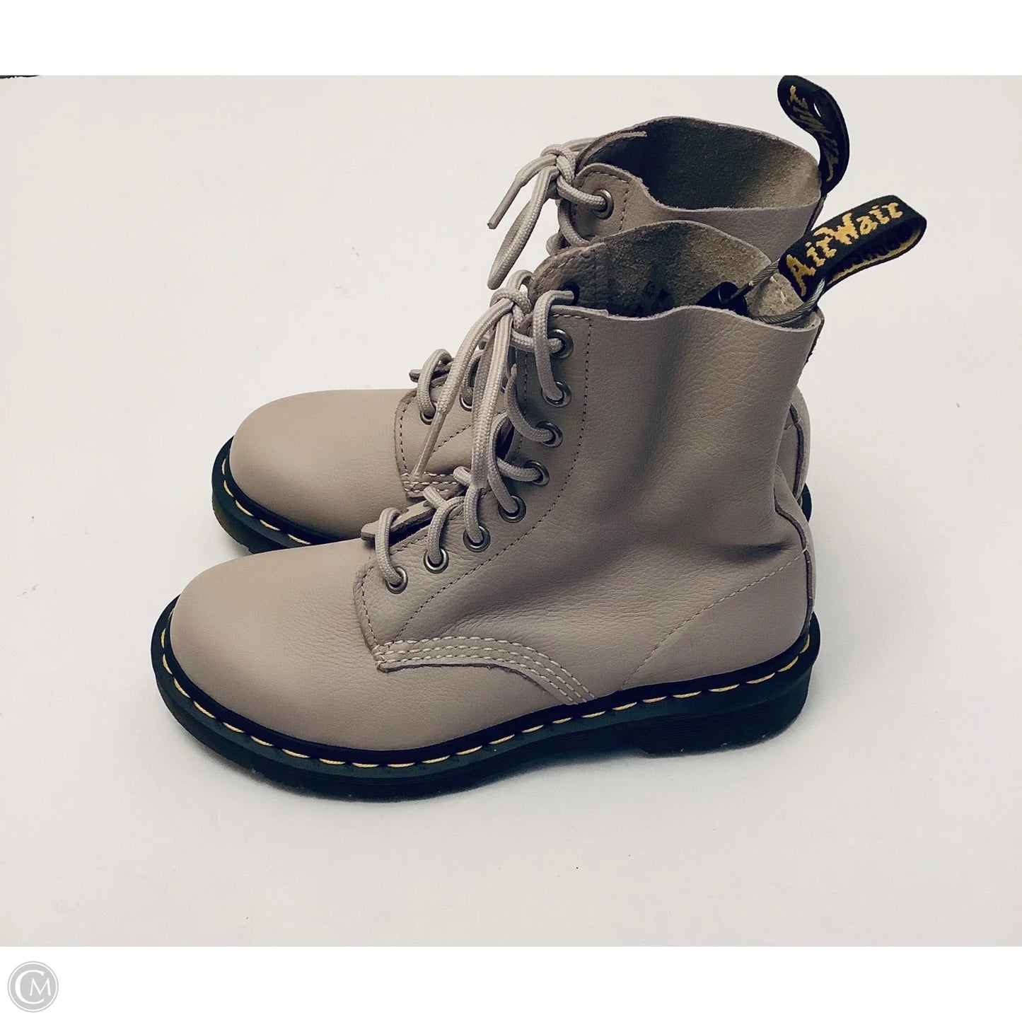Boots Ankle Flats By Dr Martens In Beige, Size: 6