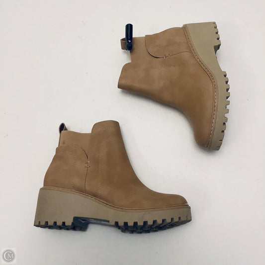 Boots Ankle Heels By Dolce Vita In Tan, Size: 6