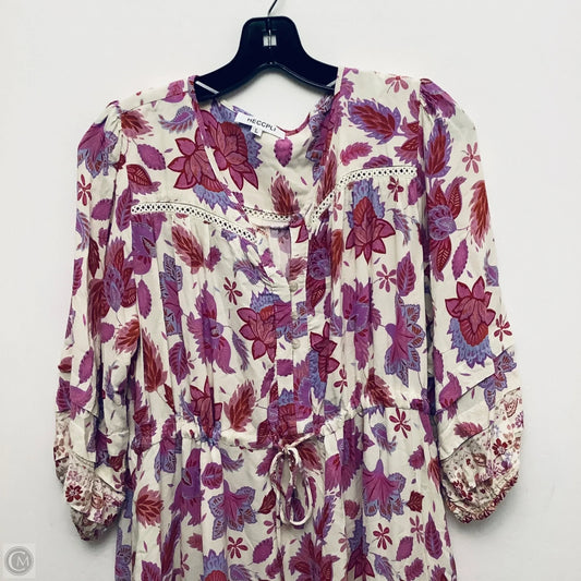 Dress Casual Maxi By Cme In Pink, Size: L