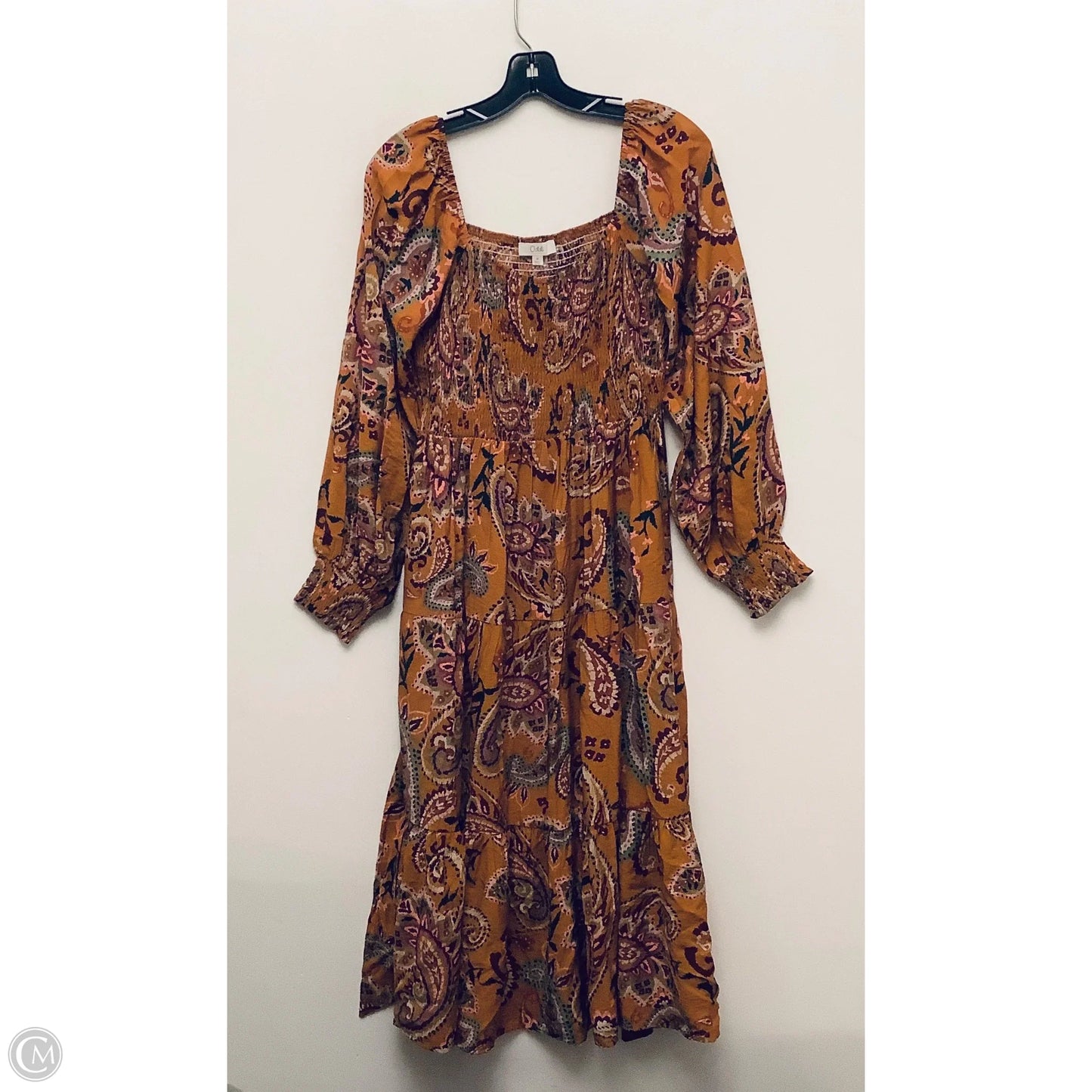 Dress Casual Maxi By Oddi In Orange, Size: M