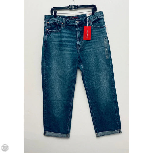 Jeans Boyfriend By Lucky Brand In Blue Denim, Size: 14