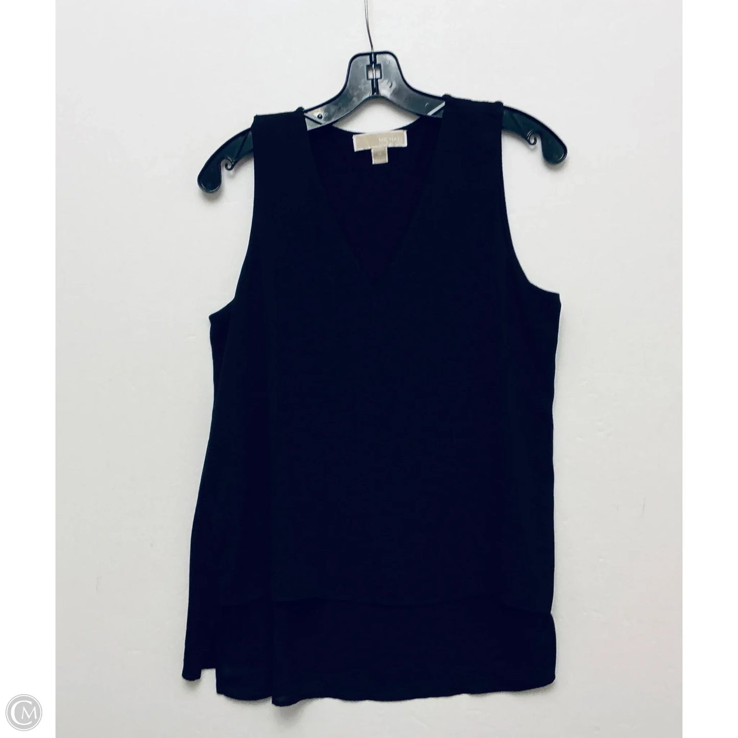 Top Sleeveless Designer By Michael Kors In Black, Size: M