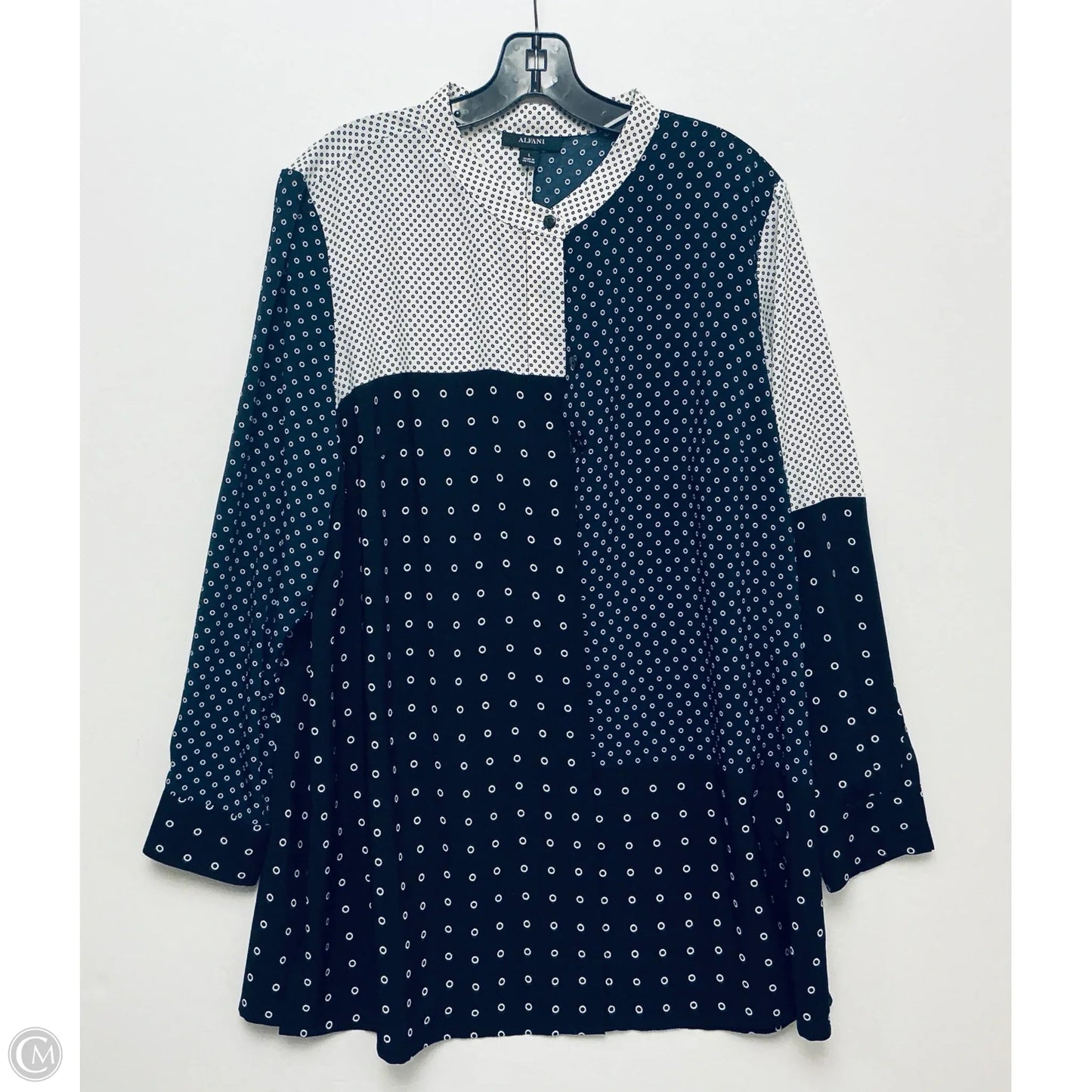 Top Long Sleeve By Alfani In Multi-colored, Size: L