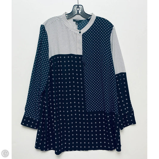 Top Long Sleeve By Alfani In Multi-colored, Size: L