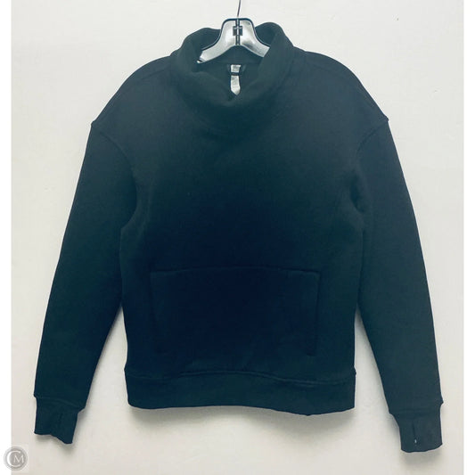 Sweatshirt Collar By Lululemon In Black, Size: 8