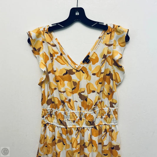 Dress Party Long By Ann Taylor In Yellow, Size: L