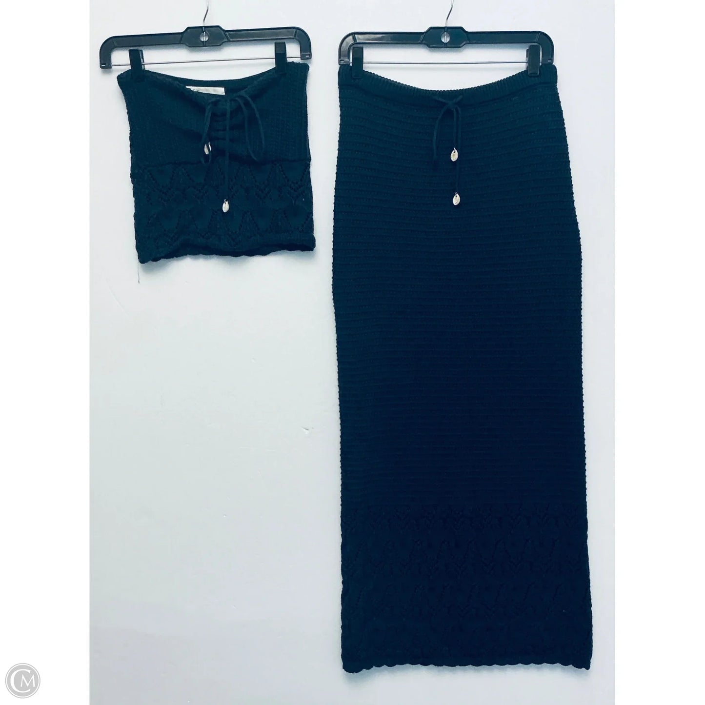 Skirt Set 2pc By Vintage Havana In Navy, Size: M