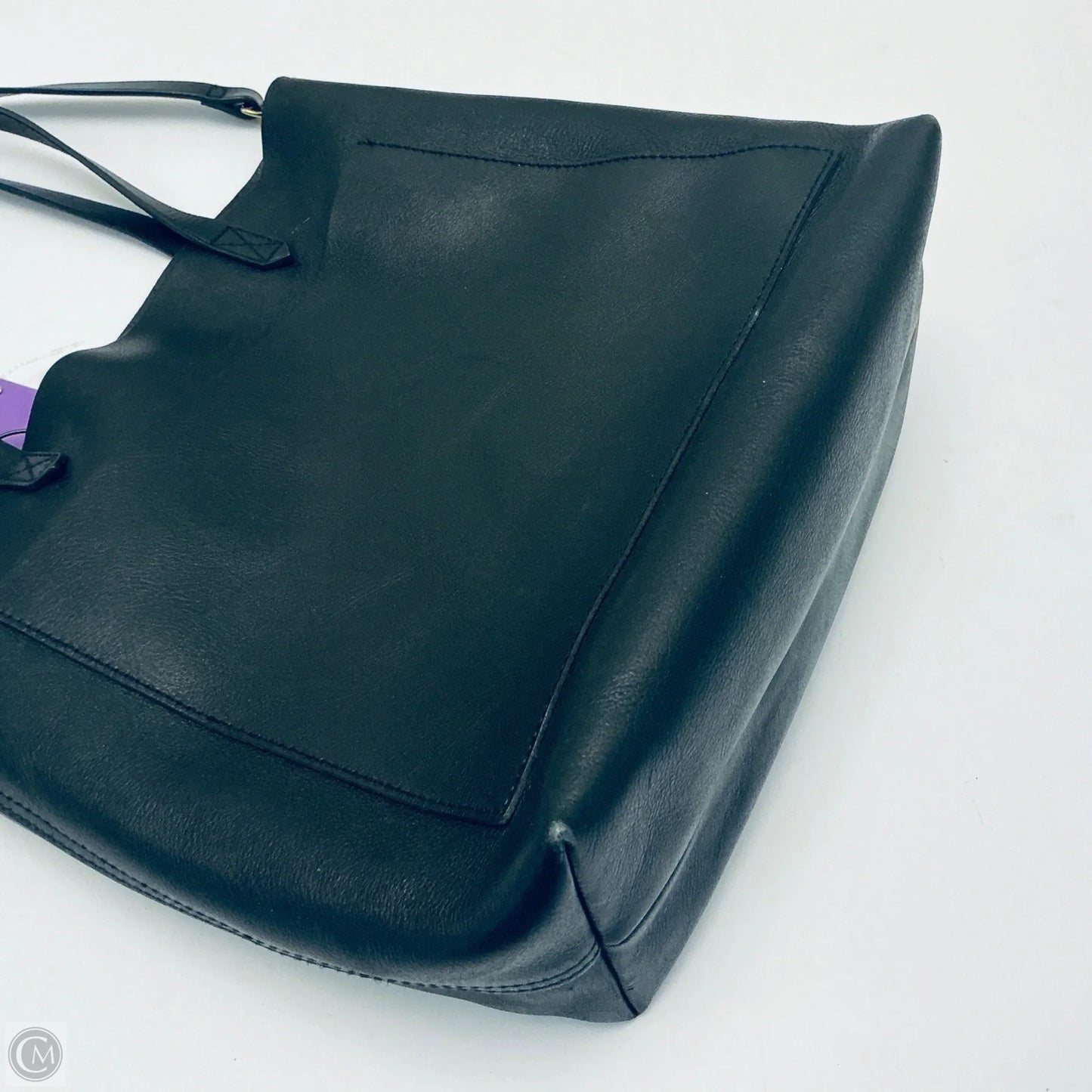 Handbag Leather By Madewell, Size: Large