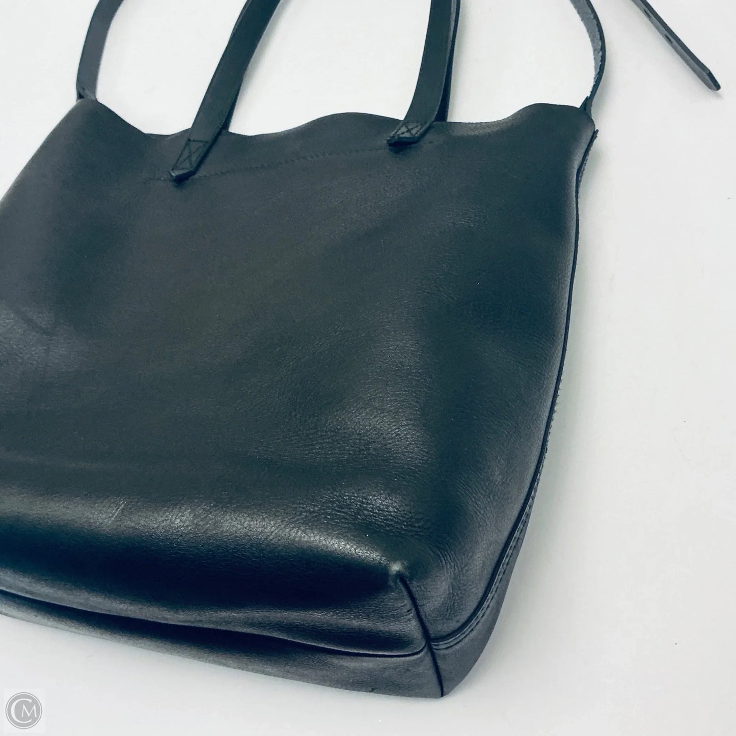 Handbag Leather By Madewell, Size: Large
