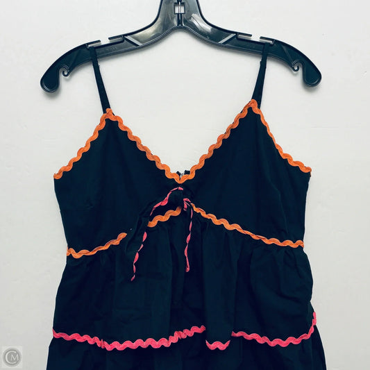 Dress Casual Short By Peach Love Cream California In Black, Size: L