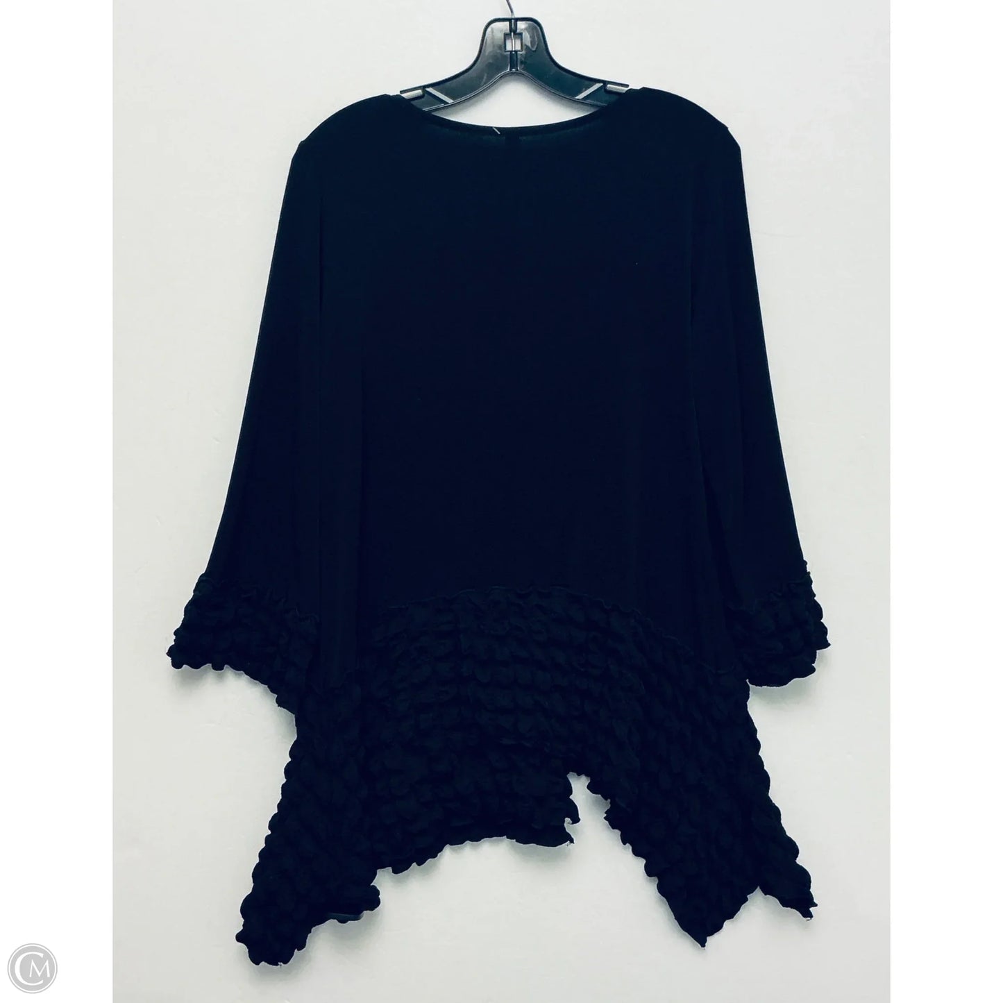 Top Short Sleeve By Ic By Connie K In Black, Size: M