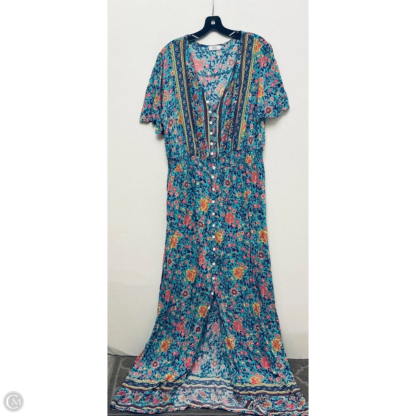 Dress Casual Maxi By Cme In Blue, Size: 2x