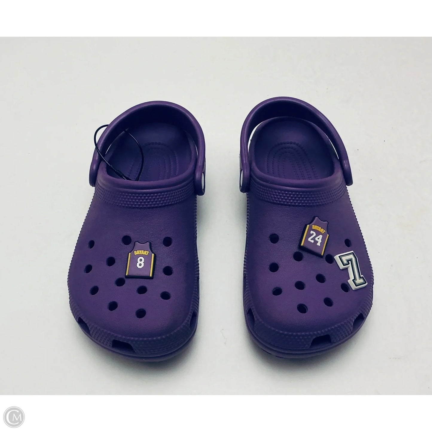 Shoes Flats By Crocs In Purple, Size: 7