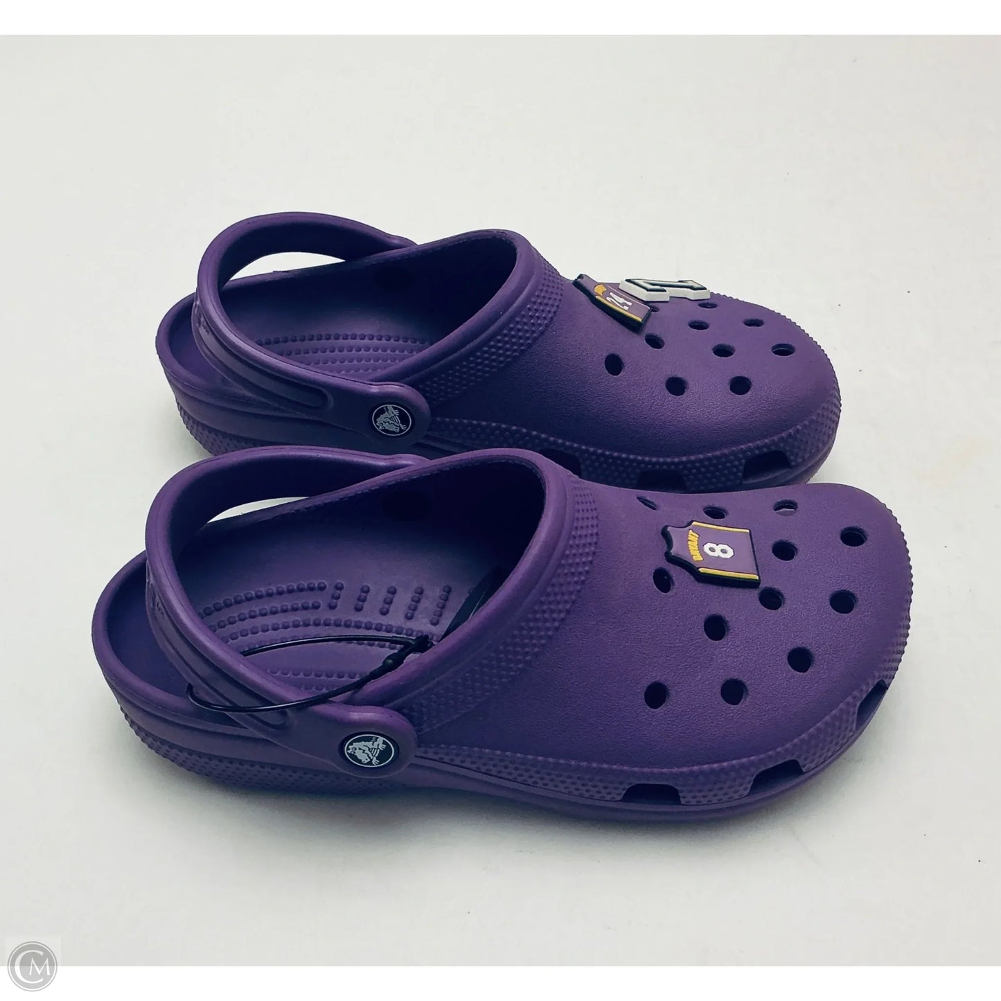 Shoes Flats By Crocs In Purple, Size: 7
