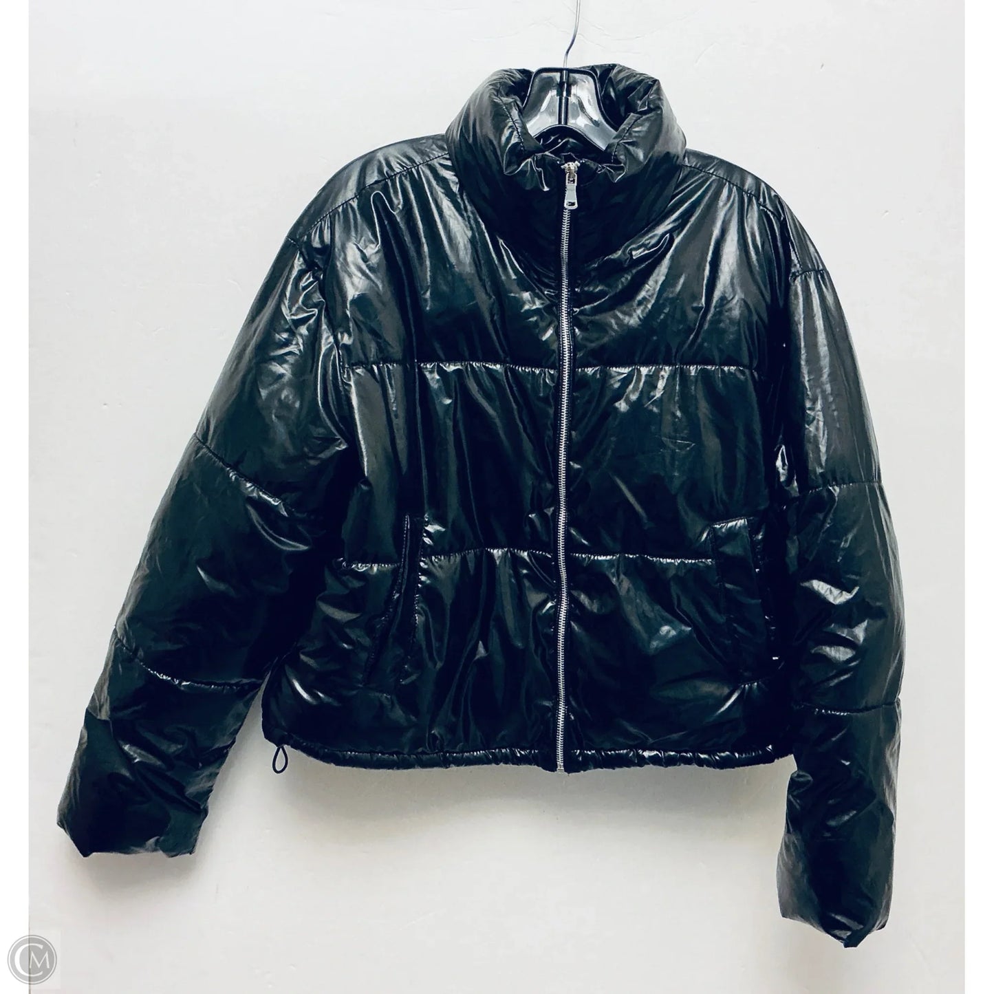 Coat Puffer & Quilted By Boohoo Boutique In Black, Size: S