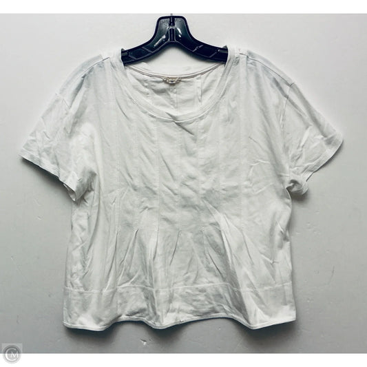 Top Short Sleeve Basic By Pilcro In White, Size: S