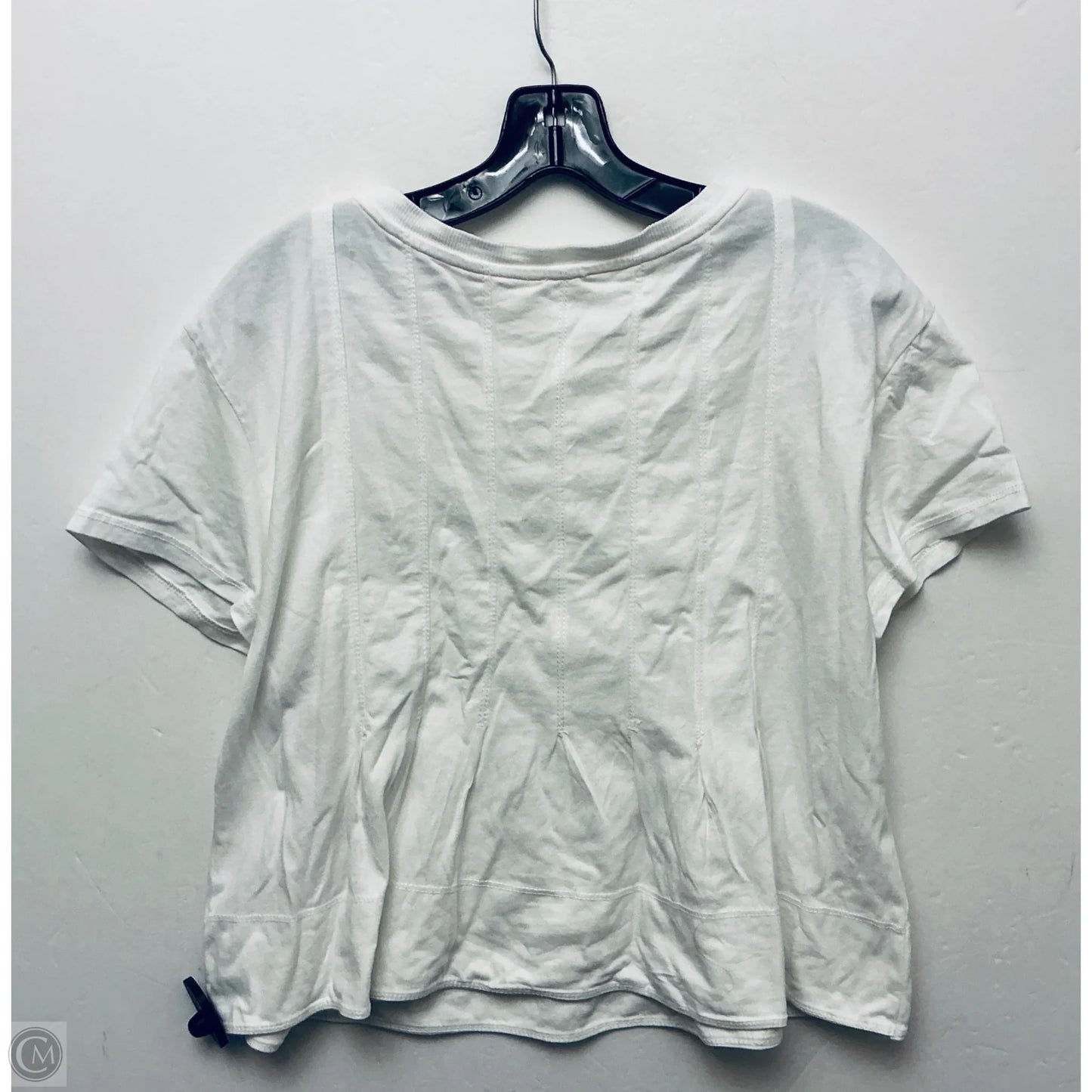 Top Short Sleeve Basic By Pilcro In White, Size: S