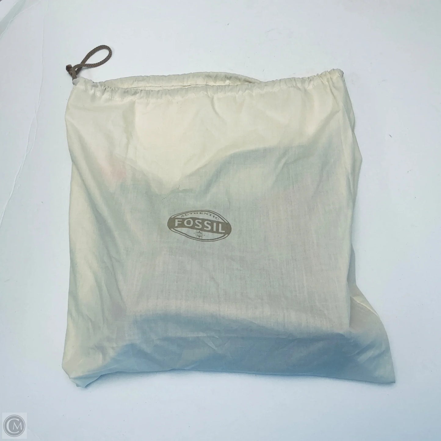 Handbag Leather By Fossil, Size: Medium