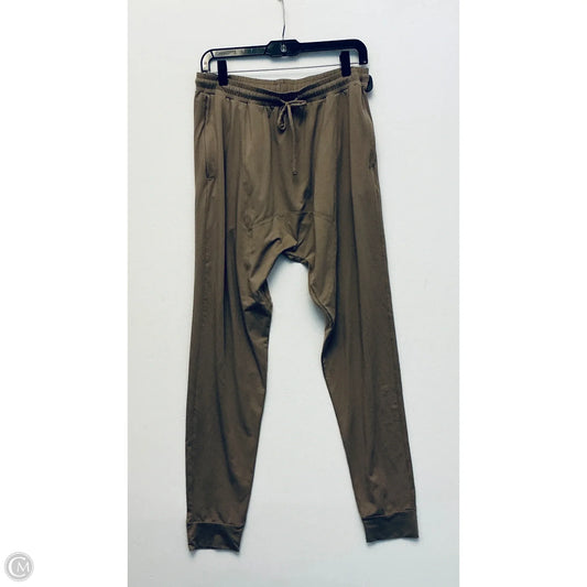 Athletic Pants By Alo In Brown, Size: M