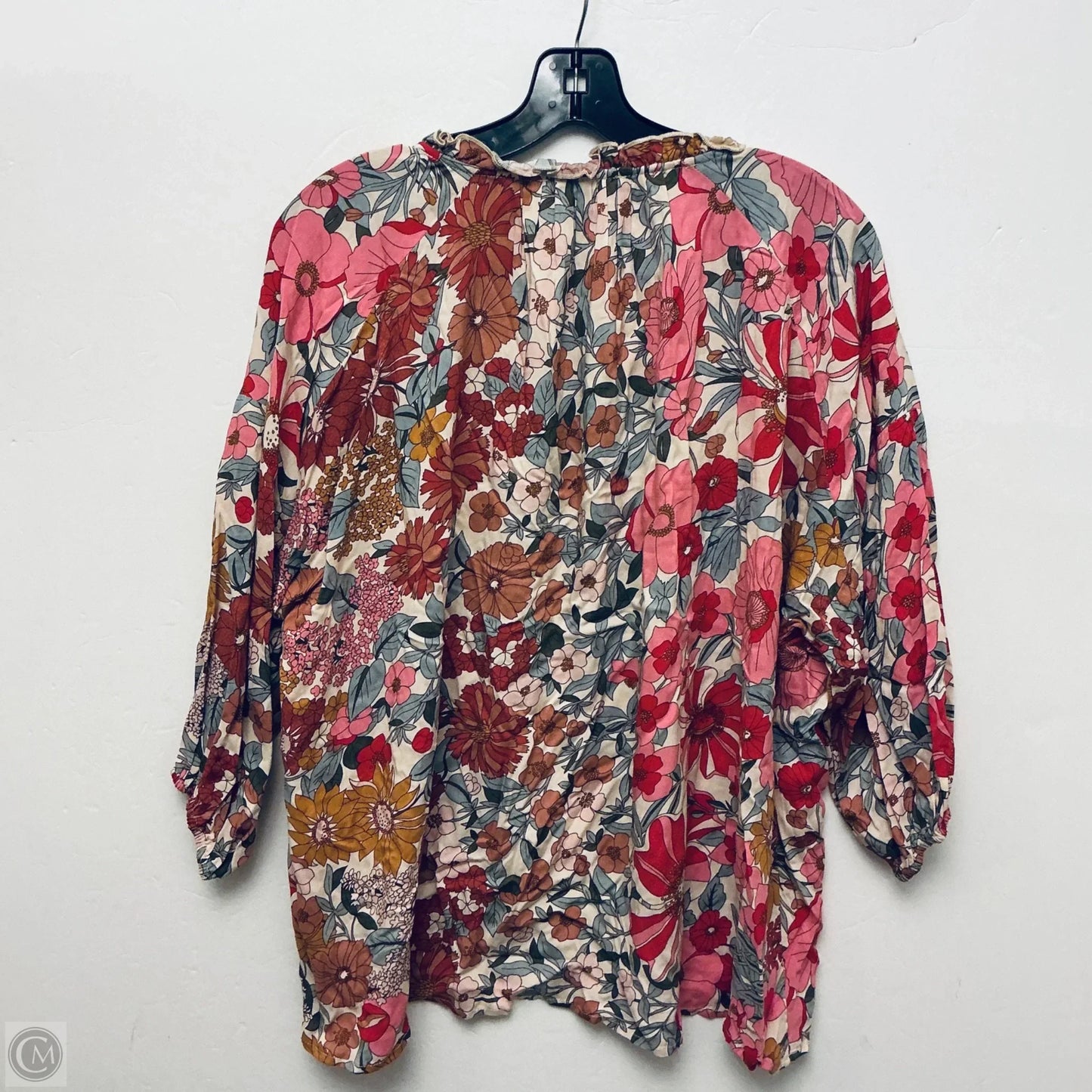 Top Short Sleeve By Entro In Floral Print, Size: S