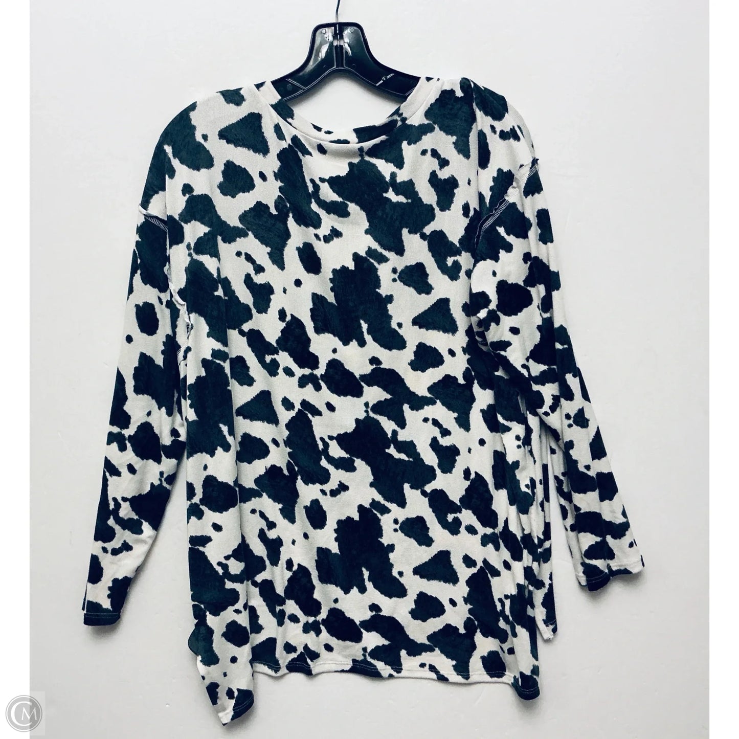 Top Long Sleeve By Jodifl In Animal Print, Size: M