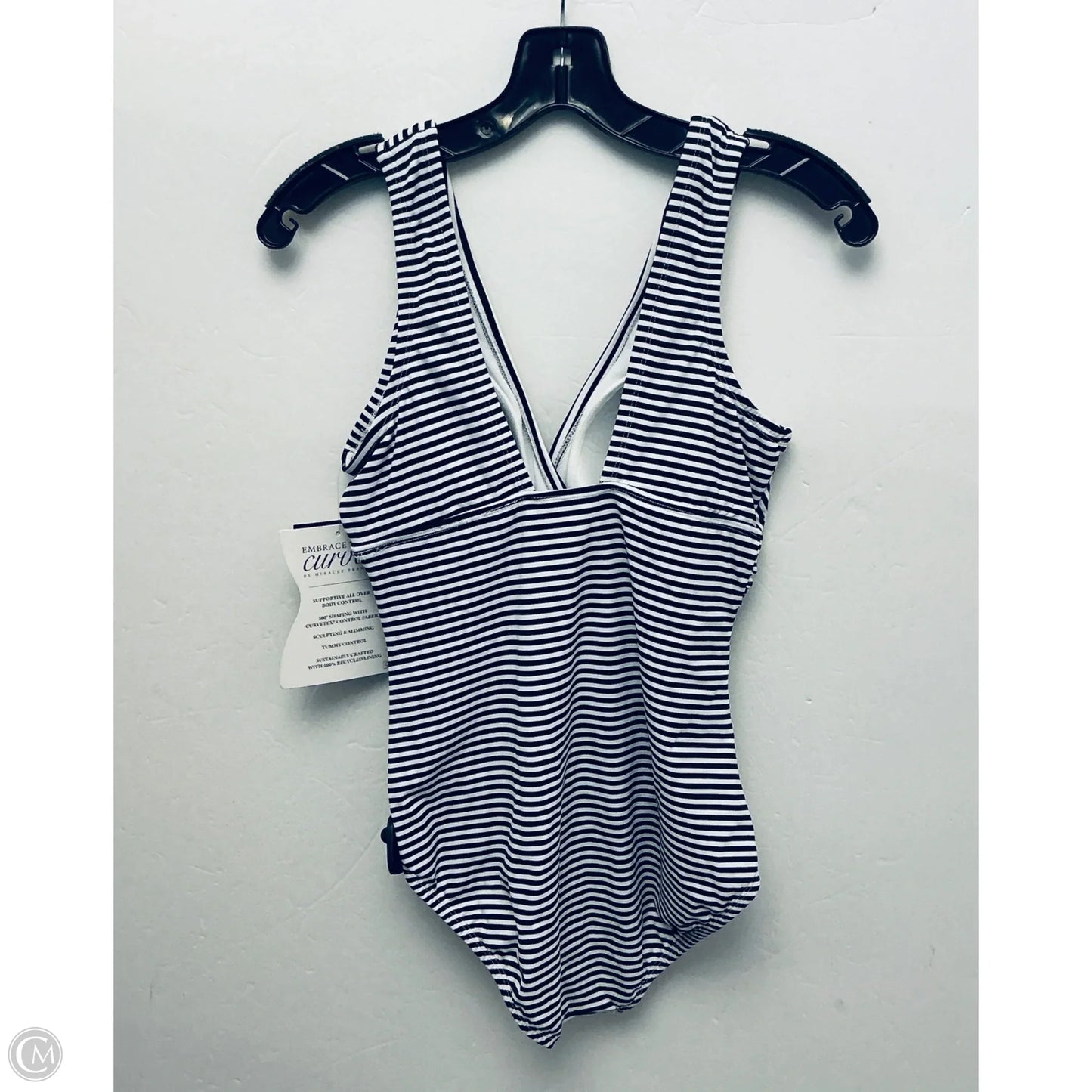Swimsuit By Clothes Mentor In Striped Pattern, Size: M