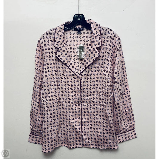Top Long Sleeve By J. Crew In Paisley Print, Size: L