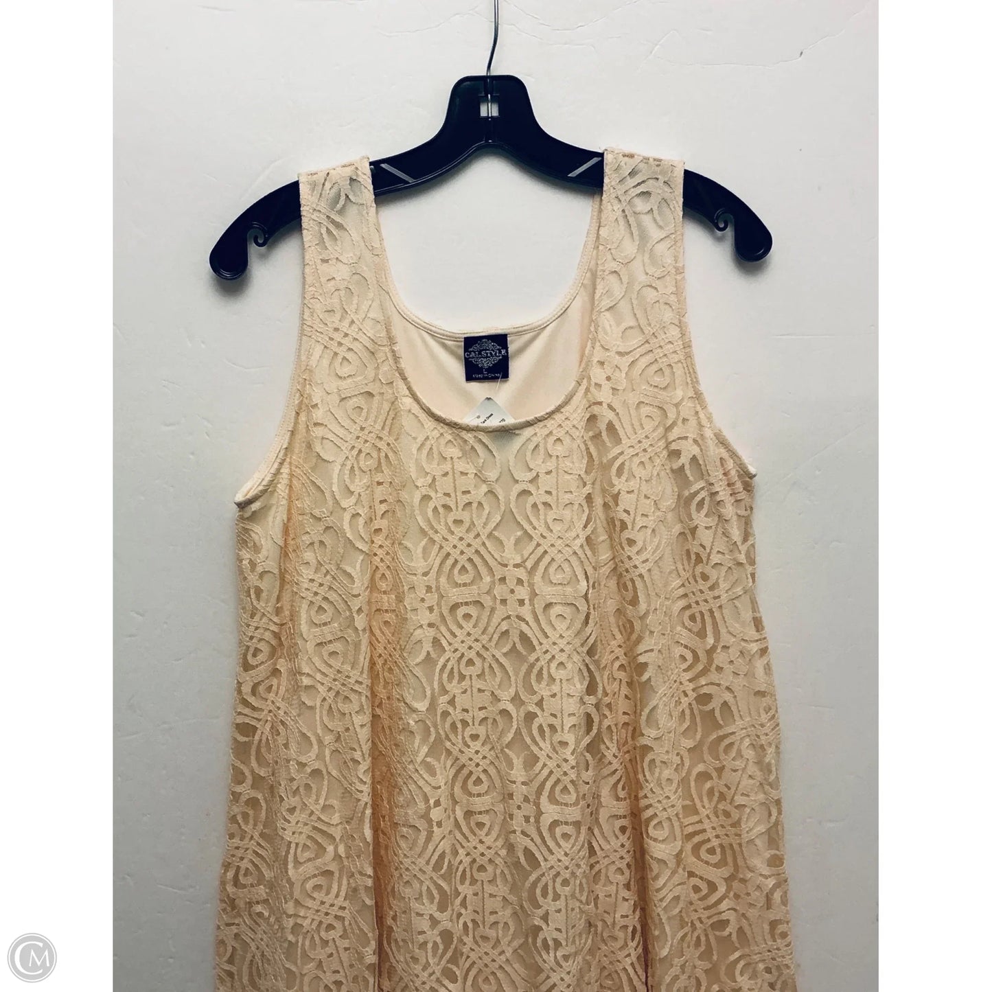 Dress Casual Short By Cme In Cream, Size: L