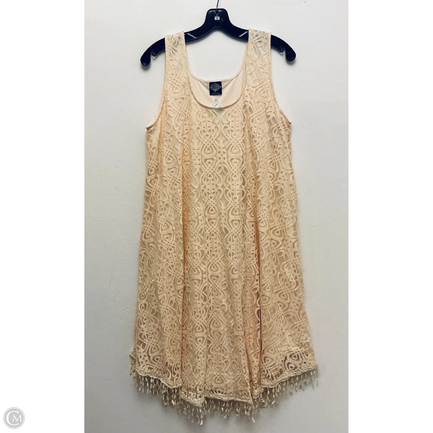 Dress Casual Short By Cme In Cream, Size: L