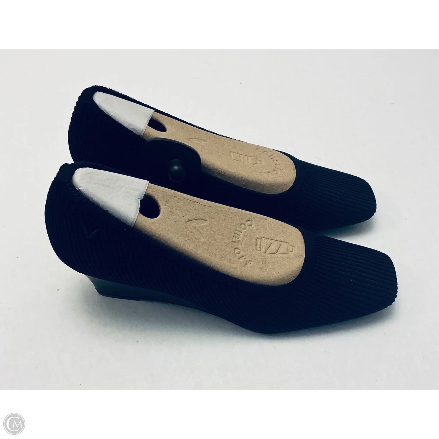 Shoes Heels Wedge By Vivaia In Navy, Size: 9