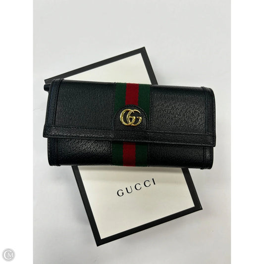 Wallet Luxury Designer By Gucci, Size: Medium