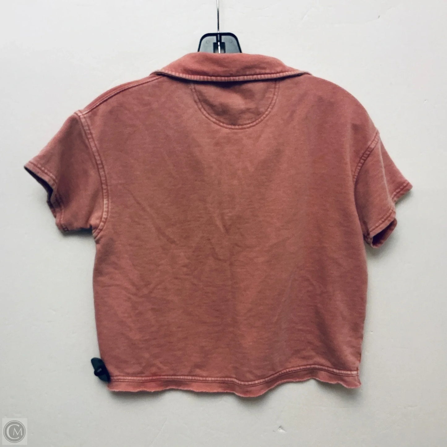 Top Short Sleeve By American Eagle In Red, Size: Xs