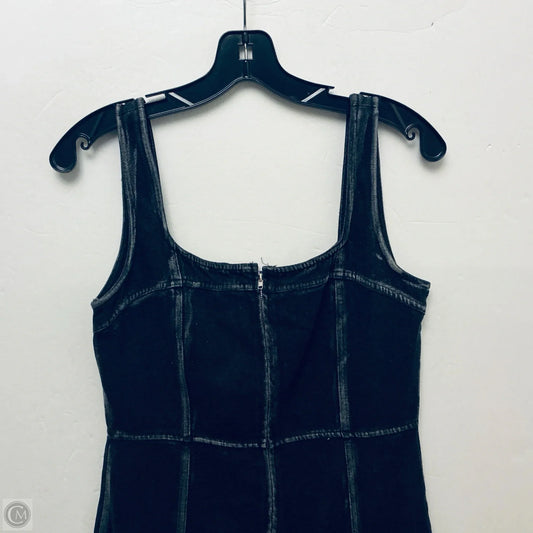 Dress Casual Short By Storia In Black Denim, Size: L