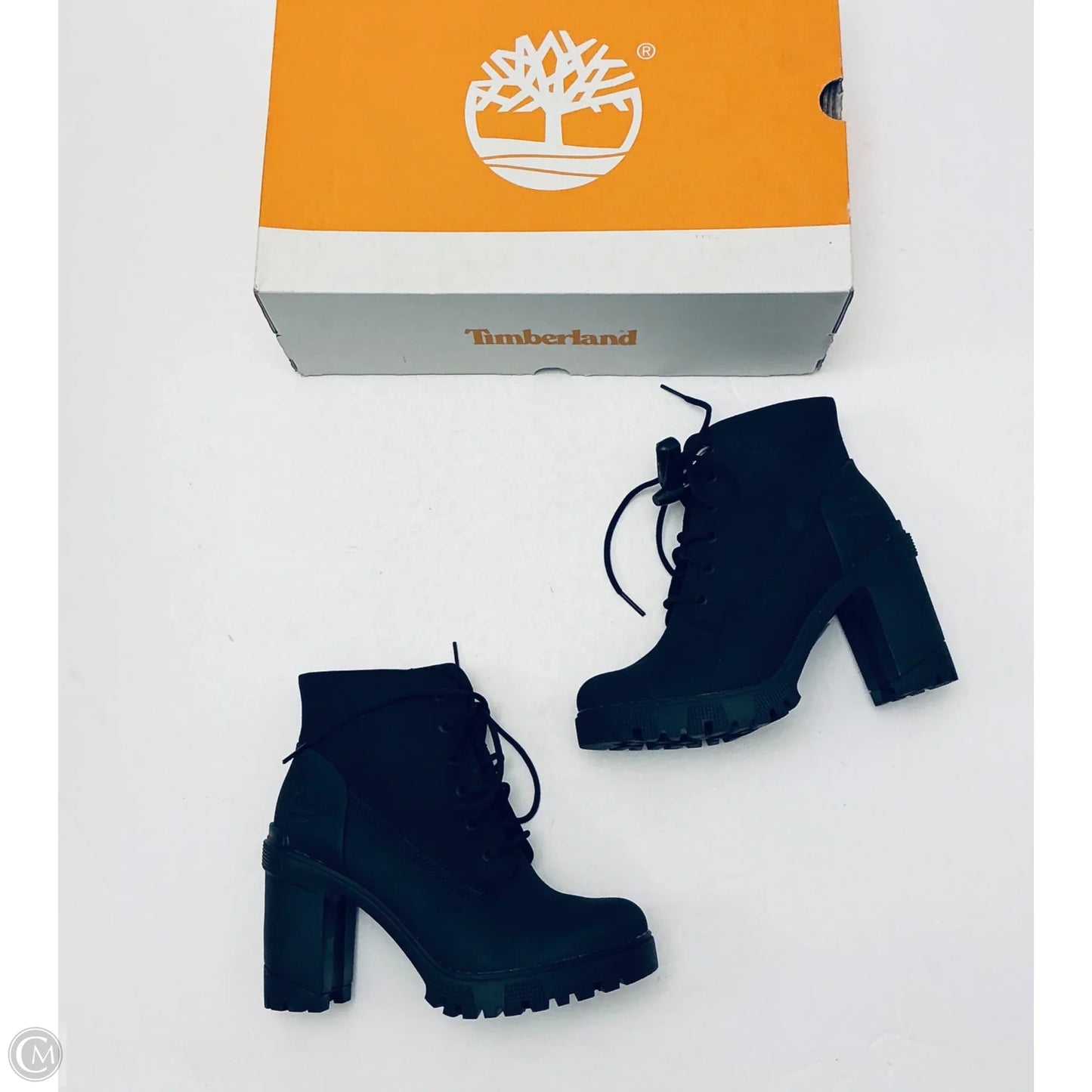 Boots Ankle Heels By Timberland In Black, Size: 7