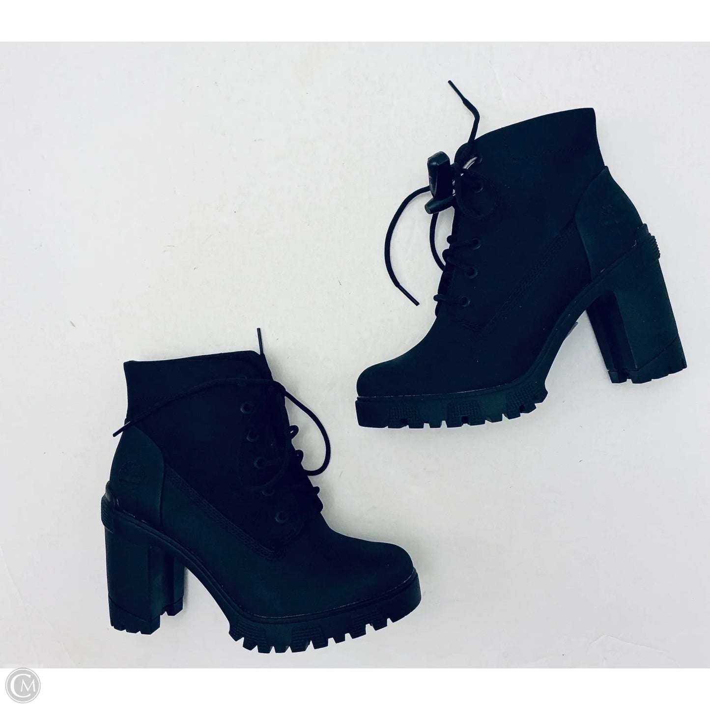 Boots Ankle Heels By Timberland In Black, Size: 7