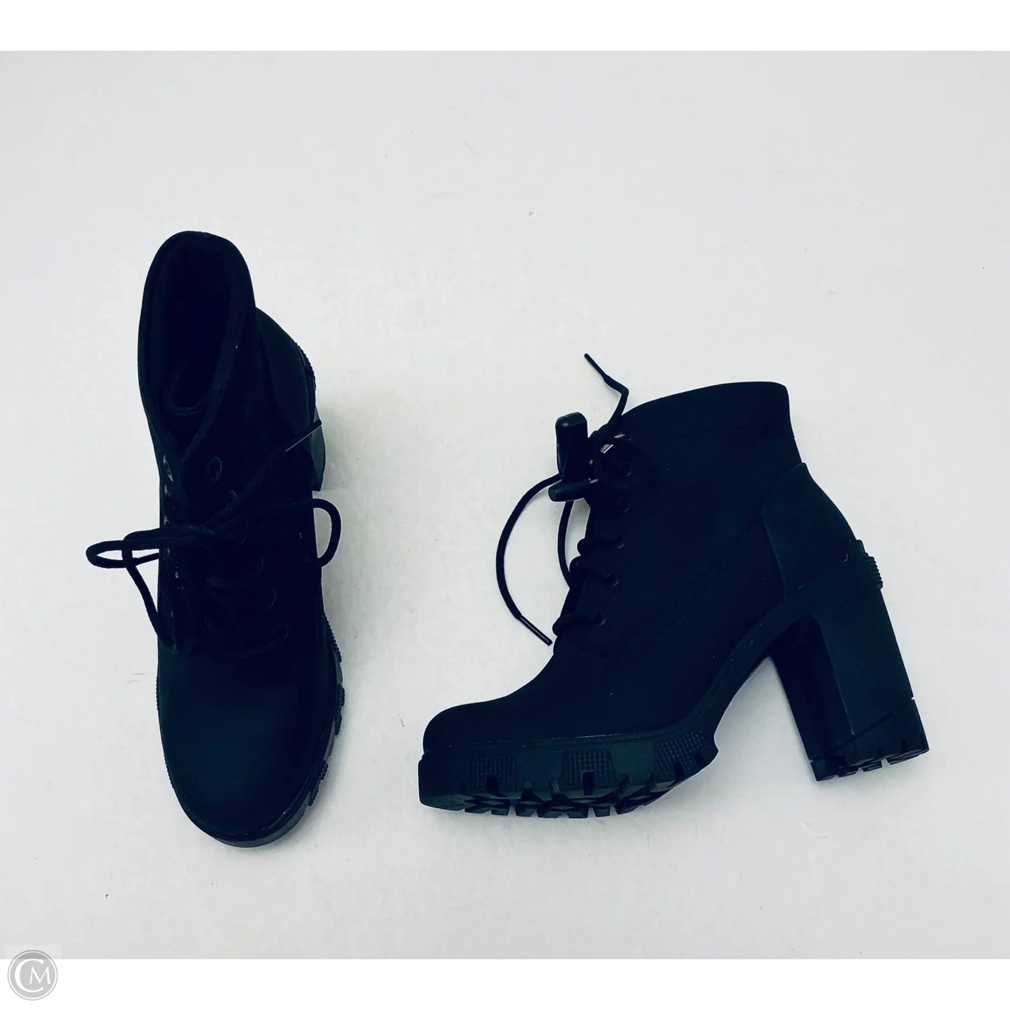 Boots Ankle Heels By Timberland In Black, Size: 7