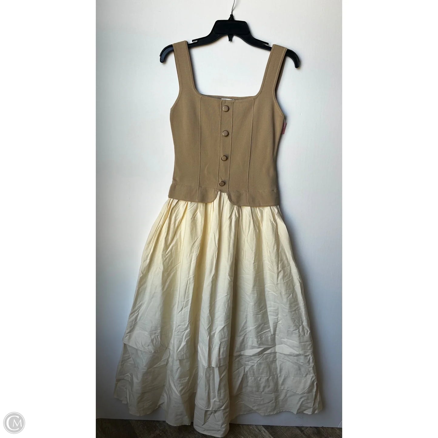 Dress Party Long By Moon River In Beige, Size: M