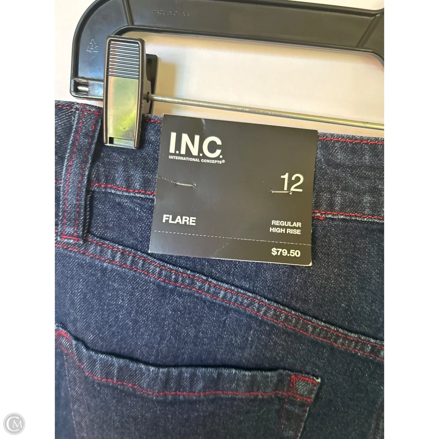 Jeans Boot Cut By Inc In Blue Denim, Size: 12